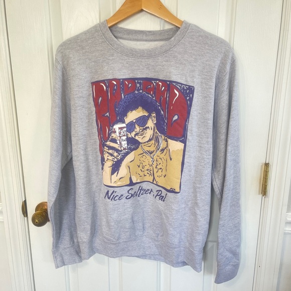 Rad Dad Buckle Medium Graphic Print Crewneck Sweatshirt 90’s Style Mullet Funny - Picture 1 of 6